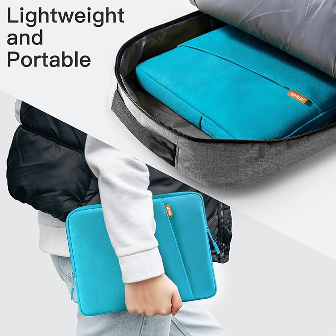 JETech Laptop Sleeve for 13-14Inch MacBook Neo (A18 Pro), MacBook Air/Pro (M1-M5) 2020-2026, 13-13.6 Inch Notebook, Waterproof Shock Resistant Bag Case with Accessory Pocket (Blue)