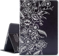 Vimorco for iPad 5th/6th Generation 9.7-inch 2017/2018, for iPad Air 1/2 Case 2013/2014, Black White Floral