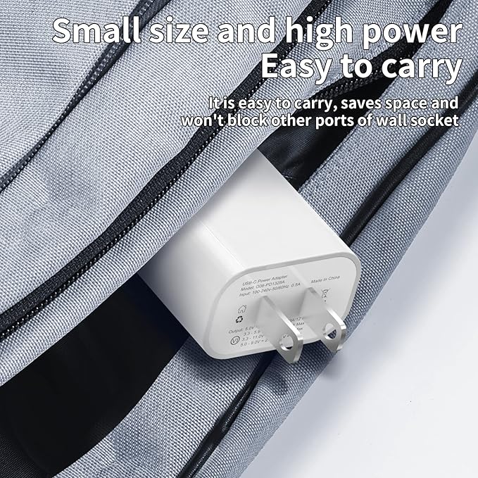 3Pack USB C Charger Block 20W, iGENJUN PD 3.0 Type C Wall Chargers USBC Power Adapter Brick Cube Fast Charger for Phone 17/17 Pro/16/15, Galaxy, Pixel, AirPods Pro-White