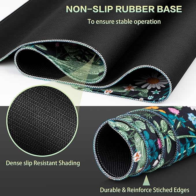 Canjoy Gaming Mouse Pad, Large Extended Mouse Pad Big Computer Mousepad for Home Office Gaming Work 31.5x15.7inch