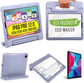 Cooper Dynamo iPad Pro 12.9 Case for Kids for iPad Pro 12.9 6th Generation Case (2022), Also Fits 5th-4th-3rd Gen (2021, 2020, 2018) | Rugged Foam, Magic Handle, Stand, Pencil Holder (Violet)