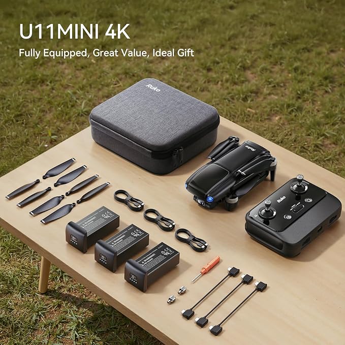 Ruko U11MINI 4K, Drones with Camera for Adults and Ruko Original Replacement Propellers
