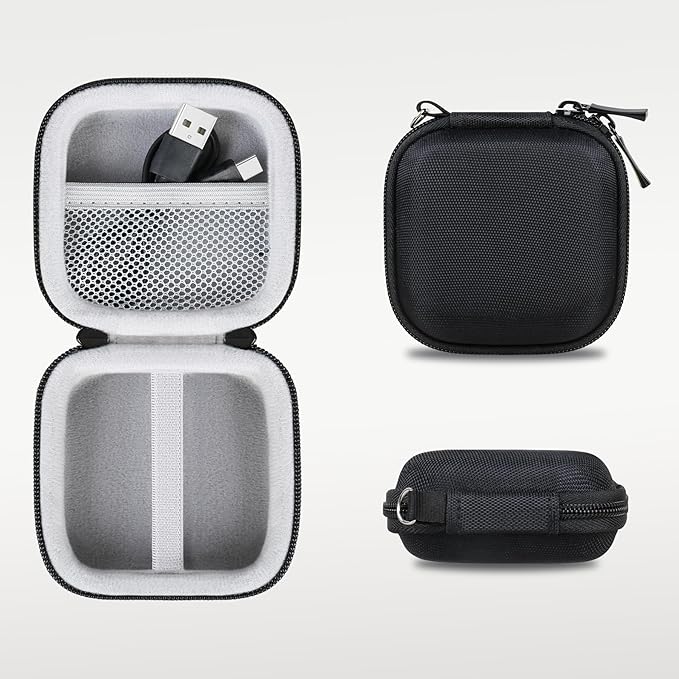 Lacdo Hard Drive Carrying Case for Crucial X9 Pro / X9 / X10 / X10 Pro SSD 1TB 2TB 4TB 6TB 8TB USB 3.2 Portable External Solid State Drives Shockproof Water Repellent Storage Travel Bag, Gray