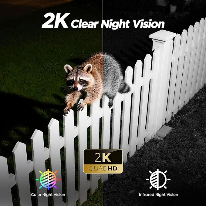 4G SIM Cellular Security Cameras Wireless Outdoor/Indoor: No WiFi Battery Operated Camera for Home Security with 2-Way Audio PIR Motion Sensor - Color Night Vision House CCTV Cam