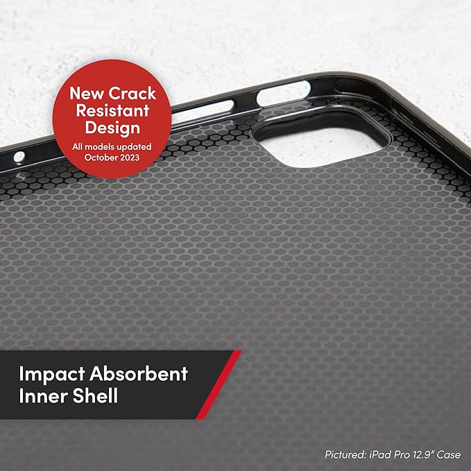 Casemade Real Leather Case Compatible with iPad Pro 11” 1st/2nd/3rd/4th Gen (2018/2020/2021/2022) - Full-Grain Leather Cover, Auto Sleep/Wake, Dual Stand Position (Black)