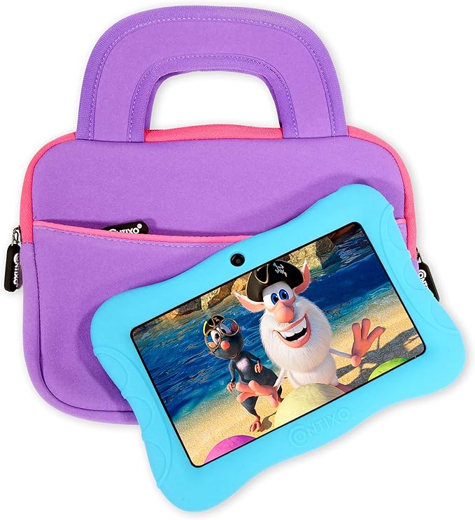 Contixo 10" Protective Sleeve Bag - Compatible with K102 & K103 Kids Tablets, Shockproof & Water-Resistant Carrying Case (Purple)