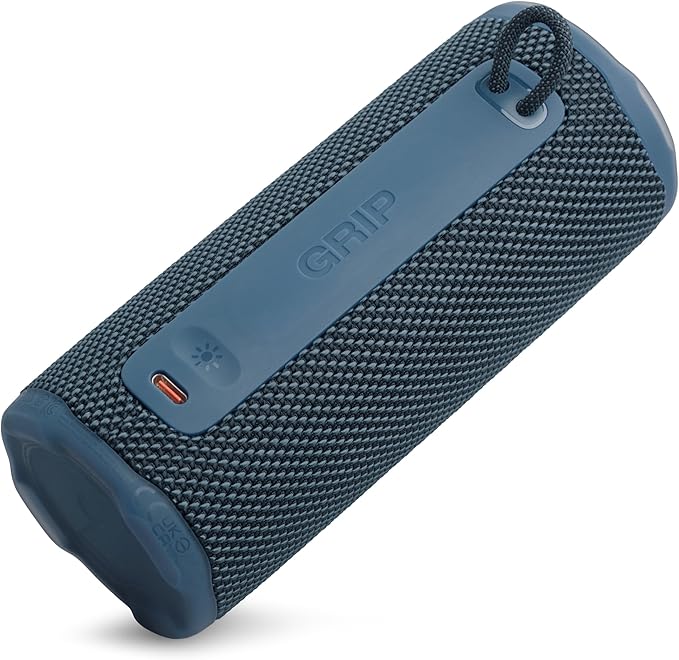 JBL Grip - Compact Bluetooth Speaker with Bold JBL Pro Sound and Ambient Light, up to 14 Hours of Playtime, Water, Dust and Drop-Proof (IP68), & Multi-Speaker Connection with Auracast™ (Blue)