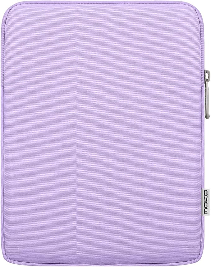 MoKo 9-11 Inch Tablet Sleeve Bag Carrying Case Fits New 11inch iPad Air M4, iPad A16 2025, iPad Pro 11 M4, Air 5/4/3, iPad 10/9/8th Gen, Tab S8/S9 11", Tablet Carrying Case, Lilac