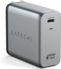 Satechi 100W USB C PD Wall Charger Block – Powerful GaN Tech – Compatible with MacBook Pro/Air M1 M2 M3 M5, 2021 iPad Pro M1, iPhone 16 Pro Max/16 Pro/16/16 Plus