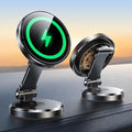 JOYROOM for MagSafe Car Mount Charger with Rotatable Charging Panel, 15W Fast Charging Metal Magnetic Phone Holder, Dashboard Wireless Charger for iPhone Car Mount for iPhone 17/16/15/14/13/12