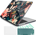 DONGKE Case for MacBook Pro 14 Inch (2026-2021 Release, M5 M4 M3 M2 M1 Pro/Max Chip), Plastic Slim Hard Shell Protective Cover with Keyboard Cover & Screen Protector, Painted Florals