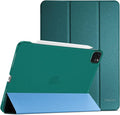 ProCase Smart Case for iPad Pro 12.9 2022/2021/2020/2018, Slim Stand Hard Back Shell Smart Cover for iPad Pro 12.9" 6th Gen/5th Gen/4th Gen/3rd Gen -BluishGreen