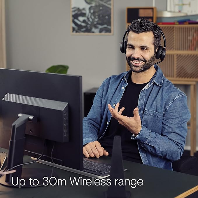 EPOS Impact 1061T - Enhanced Open Office Headset with Hybrid ANC, EPOS AI™ Microphone, and Multipoint Connectivity