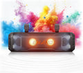 Ehaho 17-Inch UTV Sound Bar, 4-Speaker Bluetooth Golf Cart Speakers [RGB & Strobe Light] IP66 Waterproof ATV Speaker System, SXS SoundBar Compatible with Polaris RZR, CFmoto, Can-Am