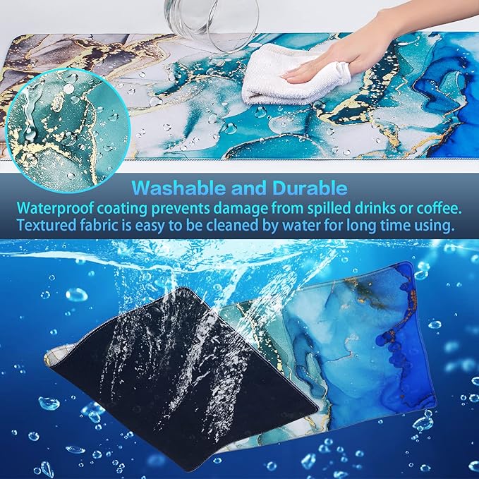 Canjoy Gaming Mouse Pad, Large Extended Mouse Pad Big Computer Mousepad for Home Office Gaming Work 31.5x15.7inch