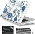 Batianda for MacBook Pro 14 Inch Case 2026-2021 Release M5 M4 M3 M2 M1 Pro/Max, 1.2mm Slim Graphic Hard Shell Cover with Keyboard Cover, Screen Protector 4-in-1 Bundle, Florals