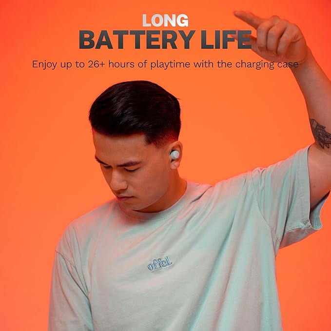 JLab Go Air Pop+, True Wireless Earbuds, Bluetooth Earbuds with Microphone, Dual Connect, EQ3 Sound, Mint Green
