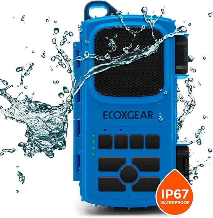 ECOXGEAR EcoExtreme 2 Dry Box Bluetooth Speaker for Your Smartphone (Blue)