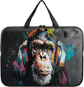 Laptop Sleeve Case Bag 15 inch, Music Monkey Slim Carrying Case Durable Handbag Travel Laptop Bag for 15 inch MacBook Air M3/M2/15 Pro/Surface Laptop 7/6/5/4/3/ Dell XPS 15 Plus