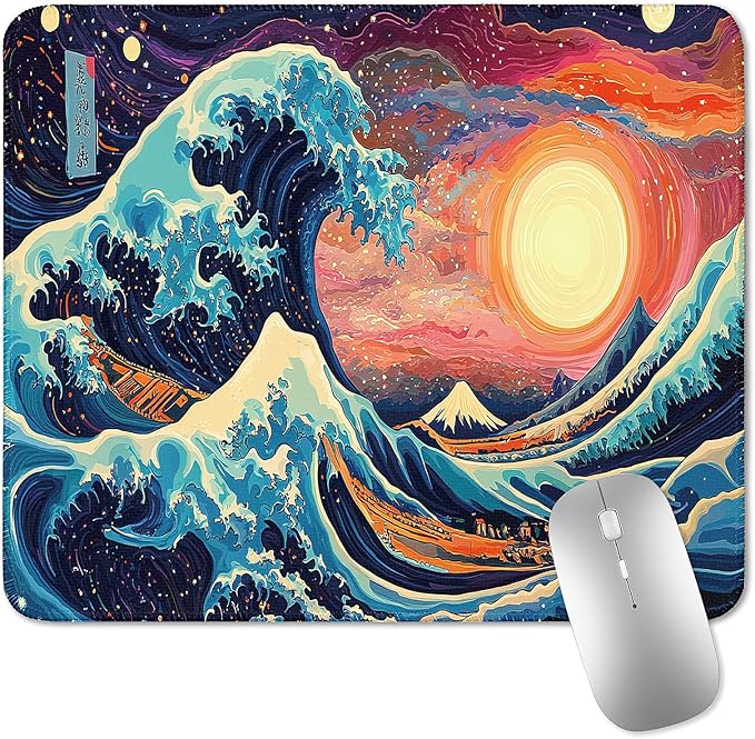 Mouse Pad for Gaming & Office - (11.8"×9.8") Small Desk Mat with Smooth Surface and Stylish Design for PC, Home Office Decor and Work