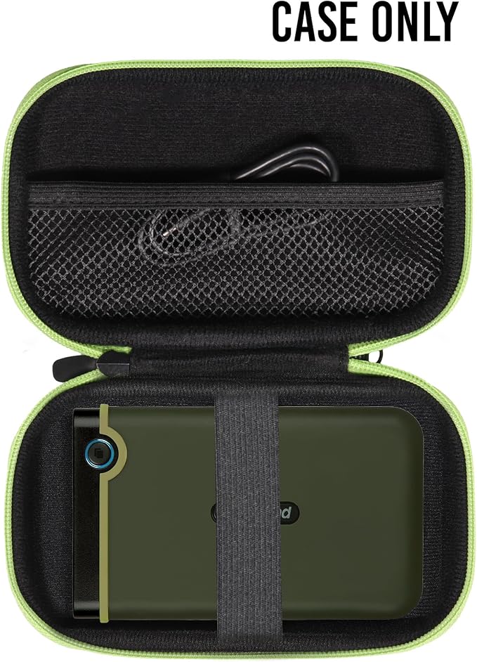 CaseSack Case for Transcend 2TB, 1T, 4T USB 3.1 Gen 1 StoreJet 25M3S SJ25M3S Rugged External Hard Drive TS2TSJ25M3S