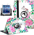 360 Rotating Stand Smart Case for iPad Air (3rd Gen) 10.5" & iPad Pro 10.5" - Auto Wake/Sleep Feature, Colorful Butterfly