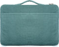 Kinmac Corduroy 360° Protective Water Resistant Laptop Case Bag Sleeve for MacBook Pro 14 inch and 14 inch HP Lenovo Dell ASUS Acer Laptop(Green)