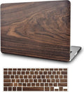 KECC Compatible with MacBook Air 15 inch Case 2025 2024 2023 Release M4 A3241 M3 A3114 M2 A2941 Protective Plastic Hard Shell + Keyboard Cover, Walnut Wood