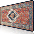 iLeadon Rug Mouse Pad, Large Computer Desk Cover Mat with Smooth Lycra Surface, Desk matt for Desktop, Mousepad with Non-Slip Base, Keyboard Mats for Women Office, Home