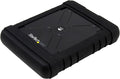 StarTech.com USB 3.0 to 2.5" SATA SSD/HDD Enclosure - UASP Enhanced External Hard Drive Enclosure - MIL-STD-810G Rated Case (S251BRU33),Black