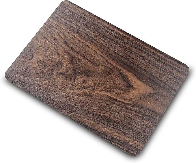KECC Compatible with MacBook Air 15 inch Case 2025 2024 2023 Release M4 A3241 M3 A3114 M2 A2941 Protective Plastic Hard Shell Case, Walnut Wood