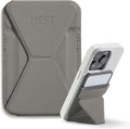MOFT Magnetic Wallet Stand Compatible with iPhone 17/16/15/14/13/12 Series, Angle Adjustment & Magsafe Compatible MOVAS Phone Stand,Taupe