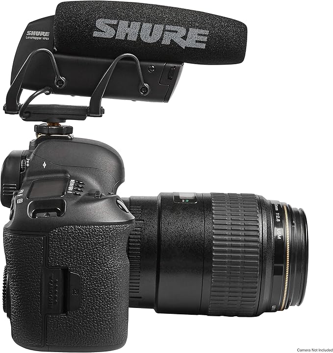 Shure VP83 LensHopper Camera-Mounted Condenser Shotgun Microphone for use with DSLR Cameras and HD Camcorders - Capture Detailed, High Definition Audio with Full Low-end Response