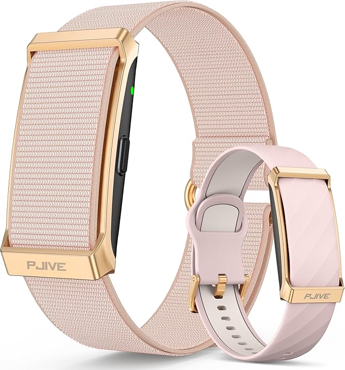 Smart Bracelet, Health Fitness & Activity Tracker with All-Day Continuous Heart Rate/Blood Pressure Monitor, Sleep Tracker, 170+ Sport Modes, 60 Day Battery & Free App, IP68 Smart Band for Android IOS