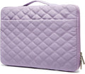 Kinmac 360° Protective Laptop Sleeve Case Bag Cover with Handle for MacBook Air 15 inch, and 15 inch-15.6 inch HP,Lenovo,Dell,ASUS,Acer Notebook Computer (Purple Embroidery)