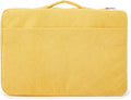 Kinmac Corduroy 360° Protective Water Resistant Laptop Case Bag Sleeve for HP Lenovo Dell ASUS Acer 14 inch Laptop,MacBook Pro 14 inch (Yellow)