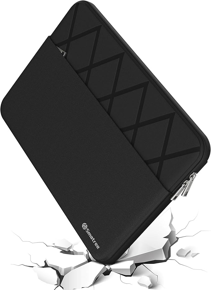Smatree Laptop Sleeve for 11 inch iPad Pro M5 2025/M4 2024/2022 M2/2021 M1 A2837/A2761/A2459, iPadAir M3 2025/M2 2024/2022 M1/2020 A2903/A2589, iPad 2021/2020/2019, Case with Accessory Pocket (EA33)