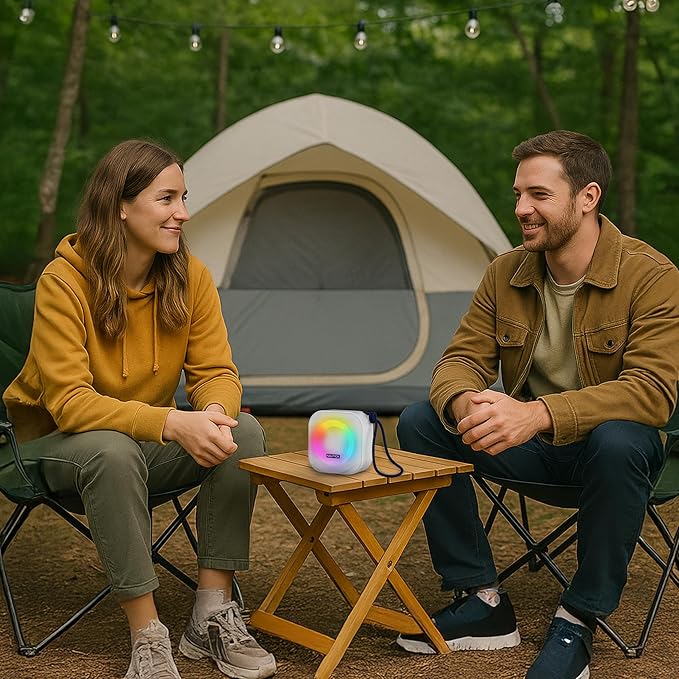 Nautica Urban SP400 True Wireless Outdoor Speaker, Portable IPX5 Waterproof Bluetooth Speaker with 2-Hour Quick Charge & 45-Day Standby, Perfect for Camping, Beach, Backyard & Travel