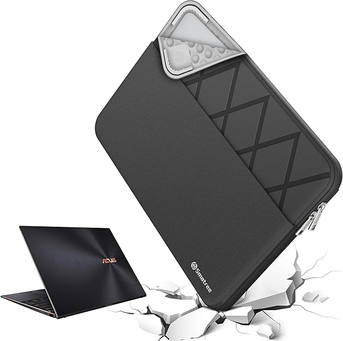 Smatree Laptop Sleeve for 16 inch ASUS TUF Gaming A16 2025/2024, for 16 inch ASUS TUF Gaming F16 2025, Protective Computer Case with Accessory Pocket, YKK Zipper, Patented Shockproof Design (E641)
