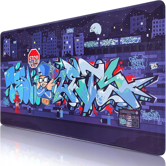 Canjoy Extended Mouse Pad 31.5x15.7inch, Gaming Mouse Pad, XXL Large Big Computer Keyboard Mouse Mat Desk Pad with Non-Slip Rubber Base and Stitched EDG