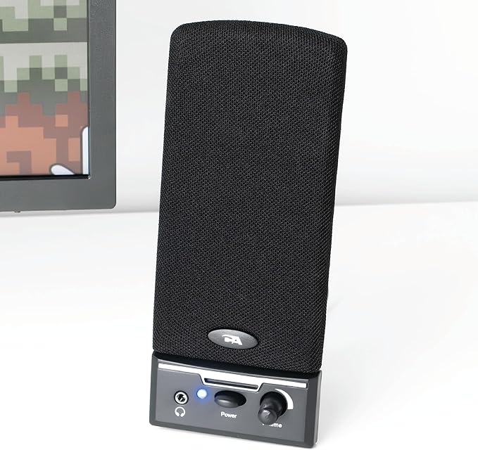 Cyber Acoustics CA-2014 Computer Speakers, Full Stereo Sound, Convenient Controls, Easy Setup