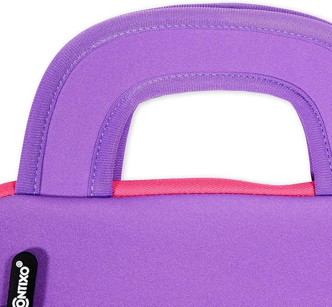 Contixo 10" Protective Sleeve Bag - Compatible with K102 & K103 Kids Tablets, Shockproof & Water-Resistant Carrying Case (Purple)