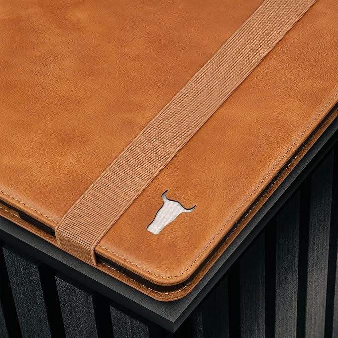 TORRO Case Compatible with iPad Air 11" M4 (2026), M3 (2025) & M2 (2024) and iPad Air 5th / 4th Gen - Leather Folio Cover, Stand, Apple Pencil Charging, Auto Wake/Sleep (Tan)