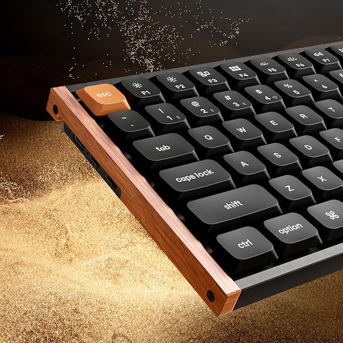 Keychron K3 Max SE QMK Wireless (2.4 GHz & Bluetooth) Custom Mechanical Keyboard with Ultra-Slim Body Launcher Support Hot-swappable Low-Profile Switch PBT Keycaps Compatible with Mac Windows Linux