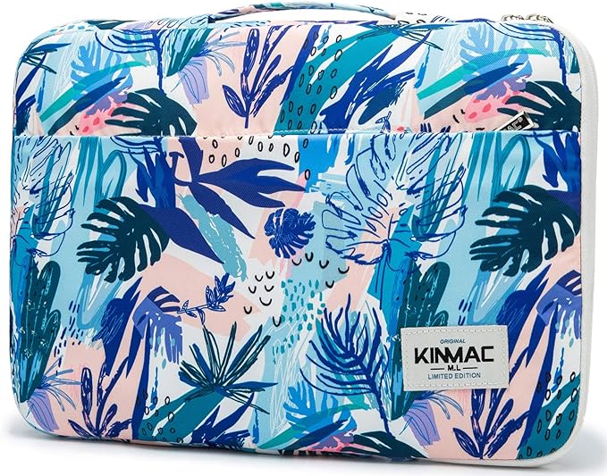 Kinmac 360° Protective Laptop Sleeve Case Bag Cover with Handle for MacBook Pro 16 inch,16 inch HP,Lenovo,Dell,ASUS,Acer Ultrabook and Business Laptop (Sea Grass)