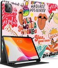 Uppuppy for iPad Air 13 Inch M2/M3, Pro 12.9 Case - Cute Women Girls Girly Aesthetic Quotes Pencil Holder Folio Cover for Apple Air 13" 2024/2025, Pro 6th/5th/4th/3rd Generation Case