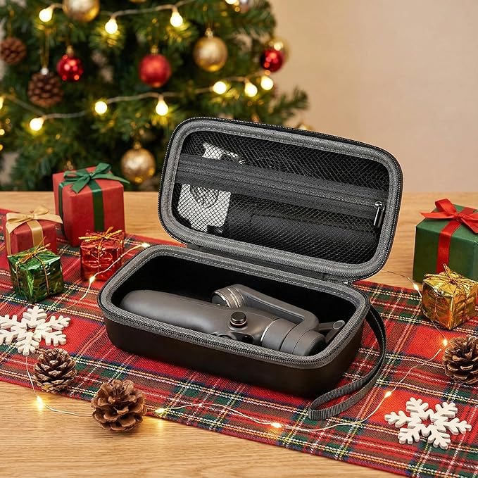 ALKOO Protective EVA Case for DJI Osmo Mobile 8, 7 & 7P, Designed for Safe Storage, Travel and Vlogging Use