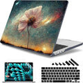 May Chen for 2026 MacBook Pro 14-inch M5 M4 M3 M2 M1 Pro/Max Chip, Release 2026 2025-2021, Model A3427 A3426 A3434 A3112 A3401 A3185, Plastic Hard Shell with Keyboard Cover, Flower Stars