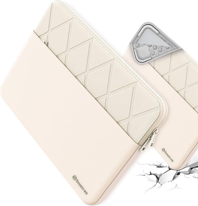 Smatree Laptop Sleeve for 16 inch ASUS TUF Gaming F16 2024, for 16 inch ExpertBook B5 B5605/B3 B3604, for 15.6inch TUF Gaming A15 2021, for TUF Gaming A16 2024/2023, Case with Pocket, White (E613W)