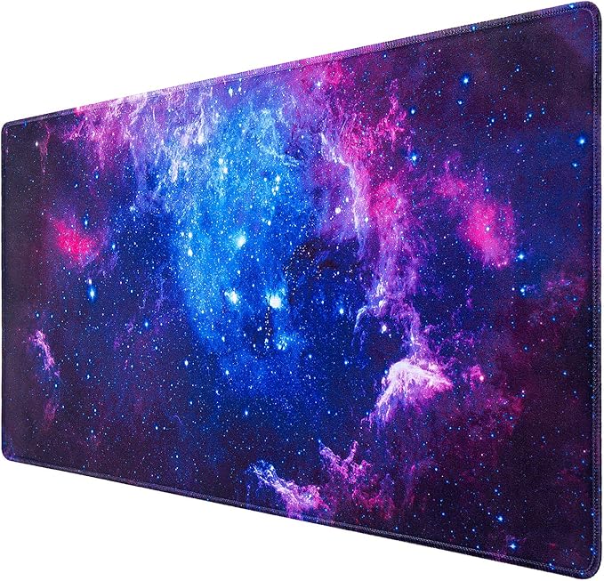 Canjoy Gaming Mouse Pad, 31.5x15.7inch Large Extended Mousepad Big Computer Desk Mat for Keyboard and Mouse Full Desk Mouse Mat with Non-Slip & Rubber Base